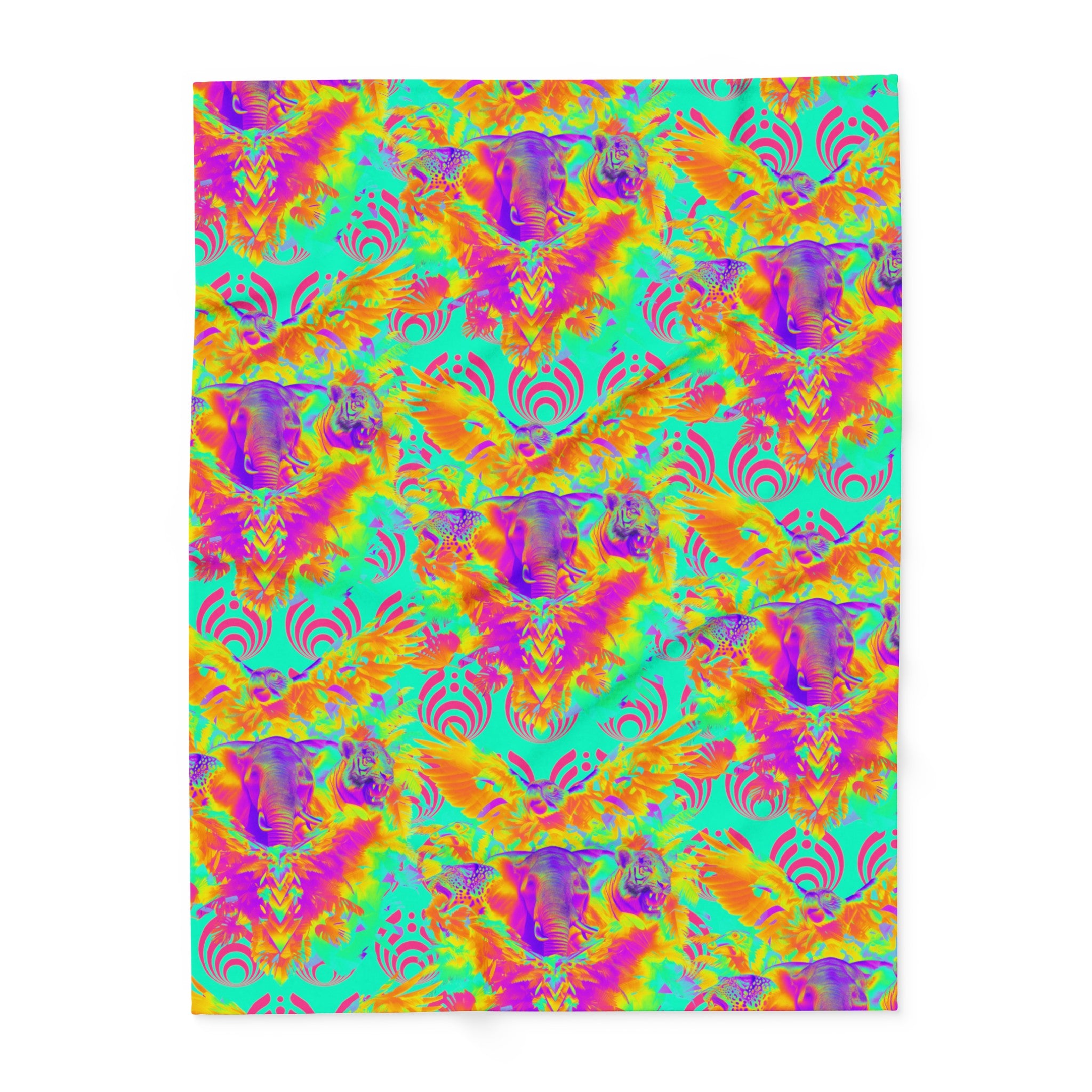 Deep in the Jungle - Thermal Arctic Fleece Blanket