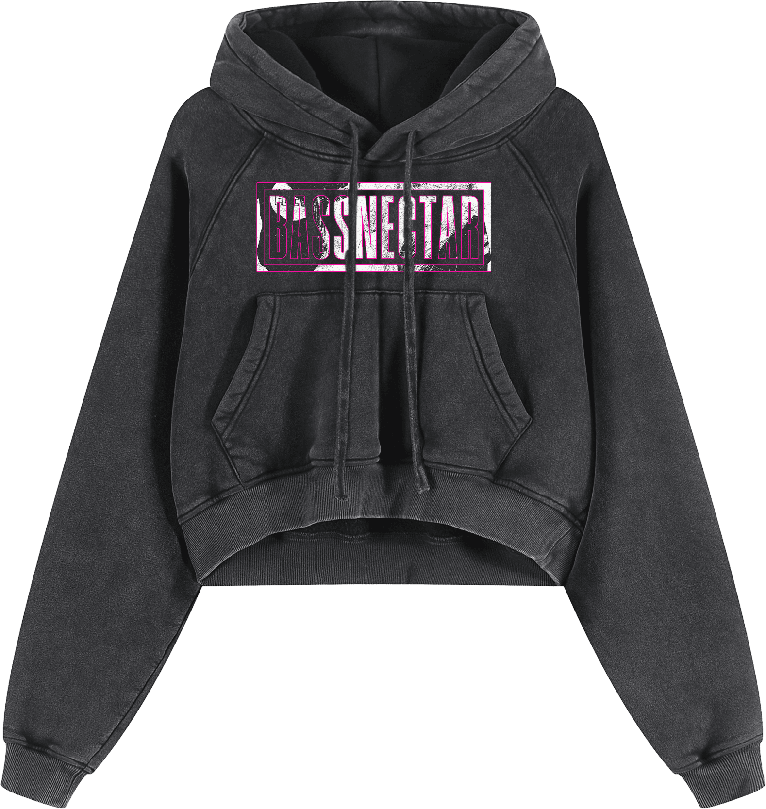 Double Vision Cropped Hoodie