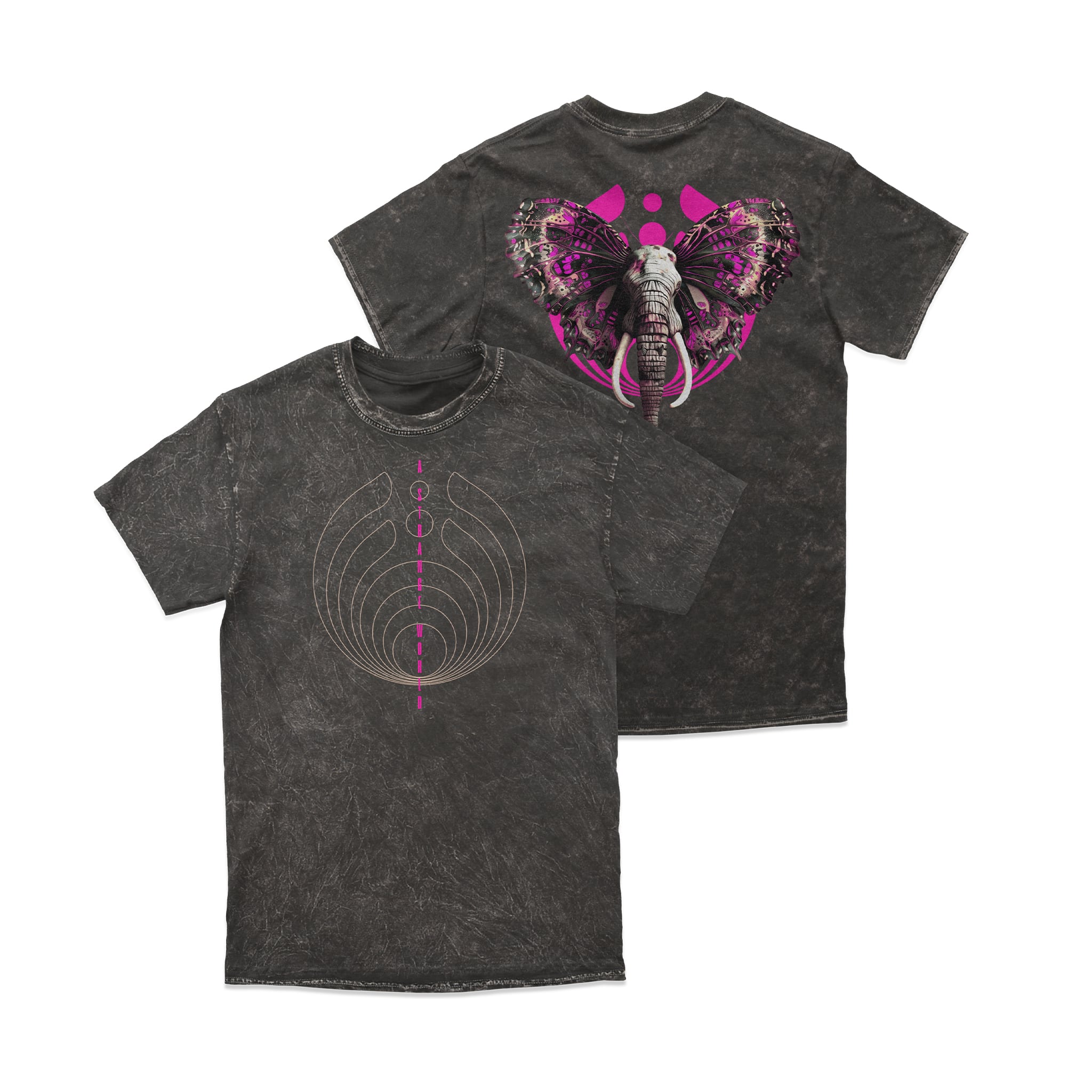 A Strange World 'Elepoth Pink Bassdrop' in mineral black