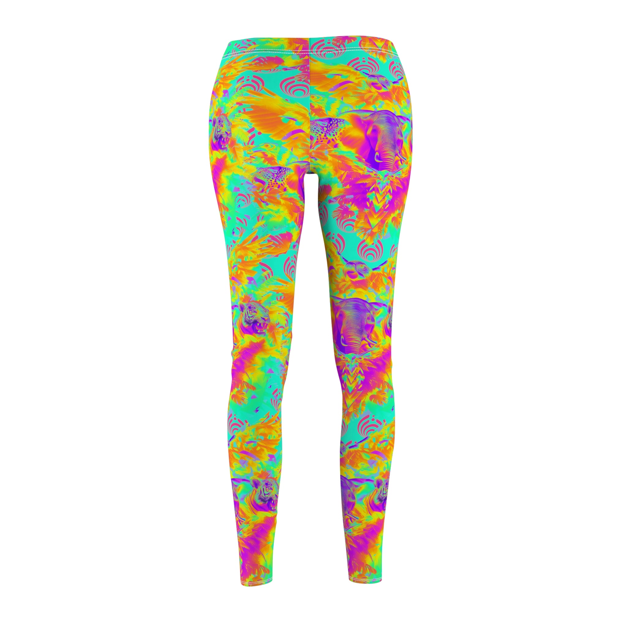 Deep in the jungle thermal leggings