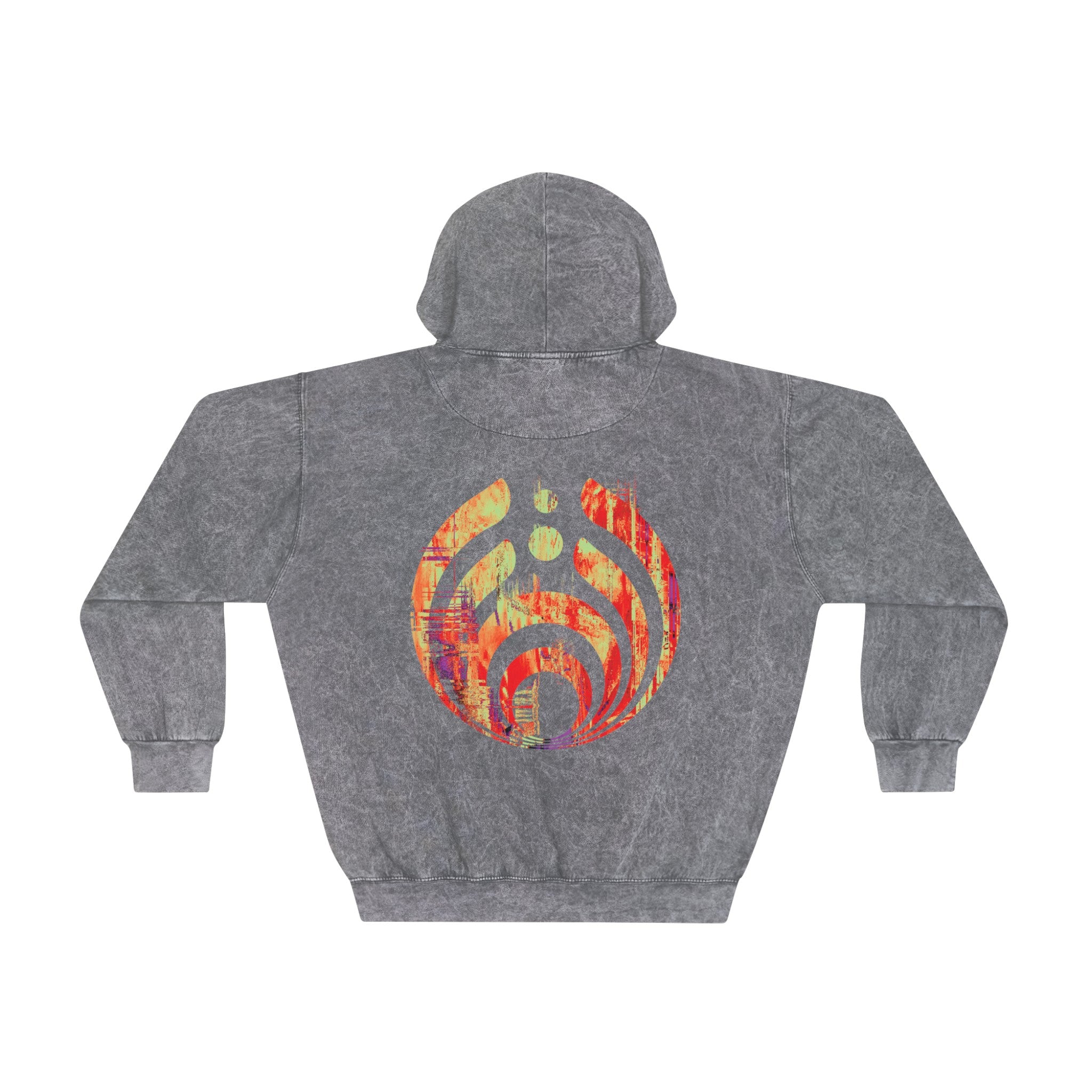 Nice & Easy branded mineral wash hoodie