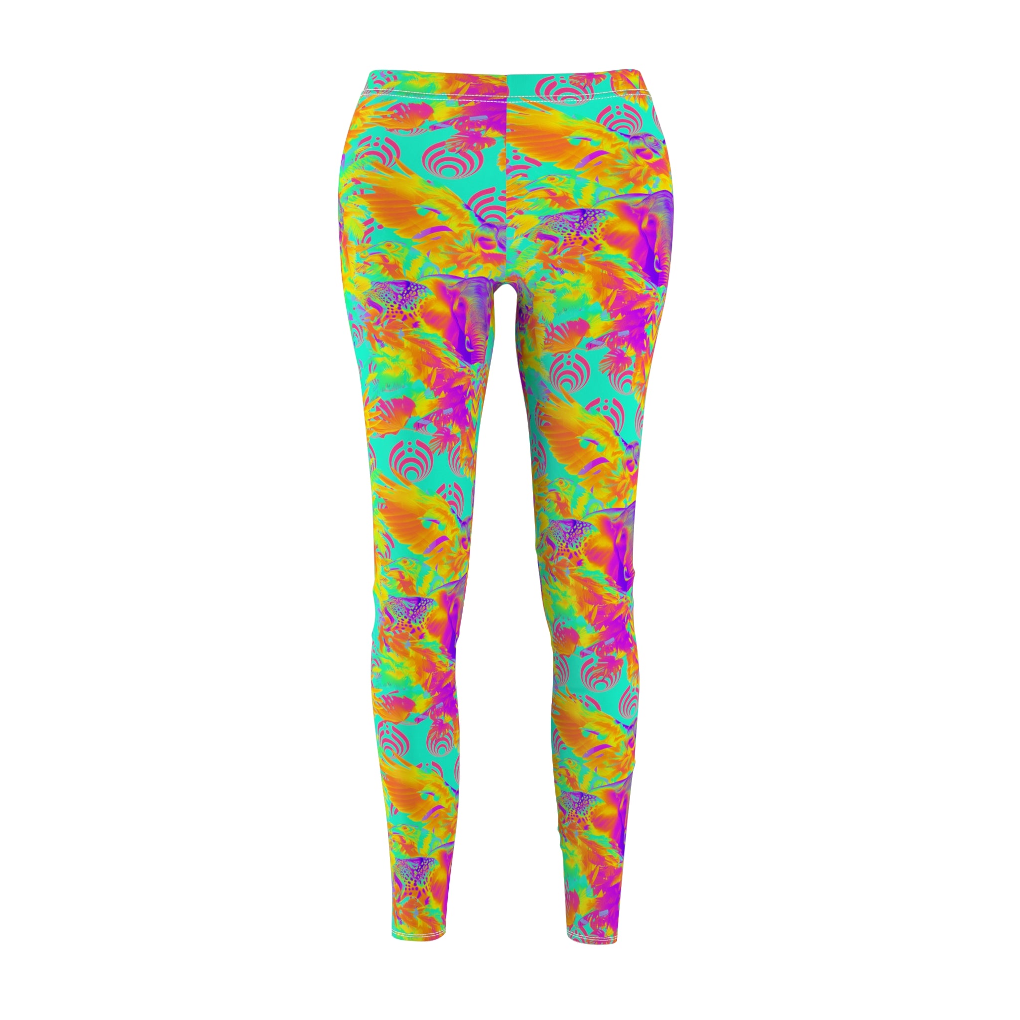 Deep in the jungle thermal leggings