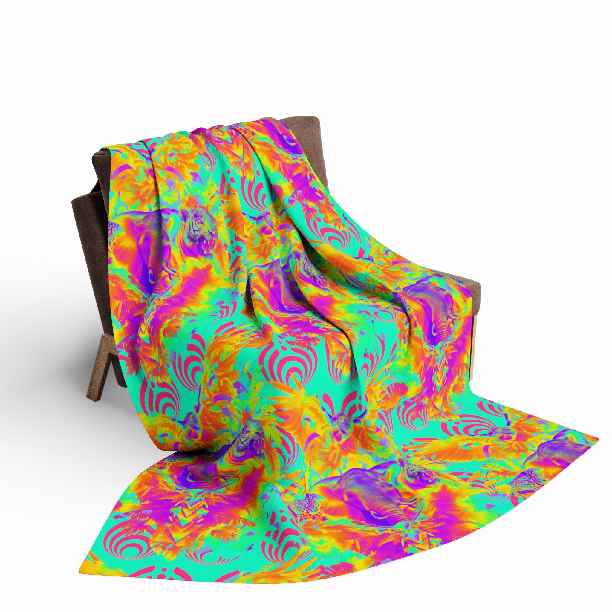 Deep in the Jungle - Thermal Arctic Fleece Blanket