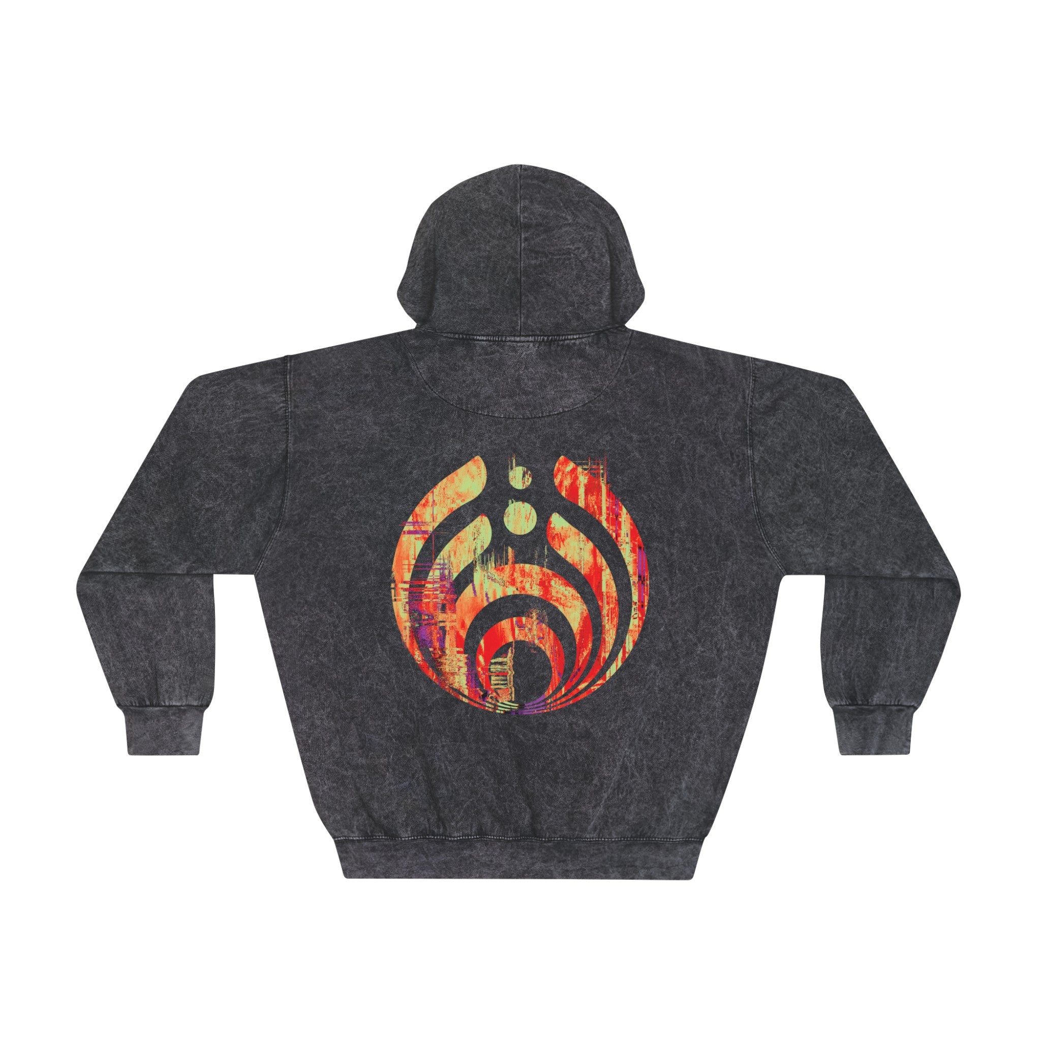 Nice & Easy branded mineral wash hoodie