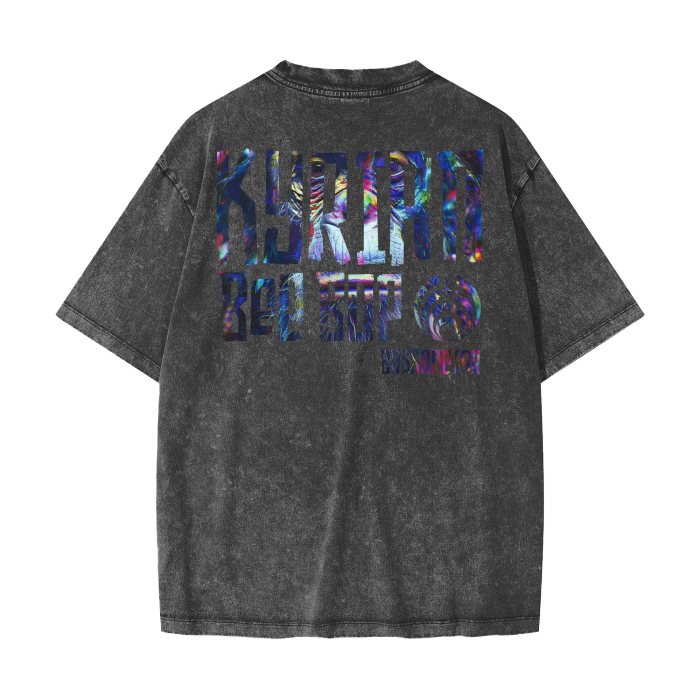 Kyrian Bee Bop - Vintage Waxed Dyed Washed  Heavyweight t-shirt