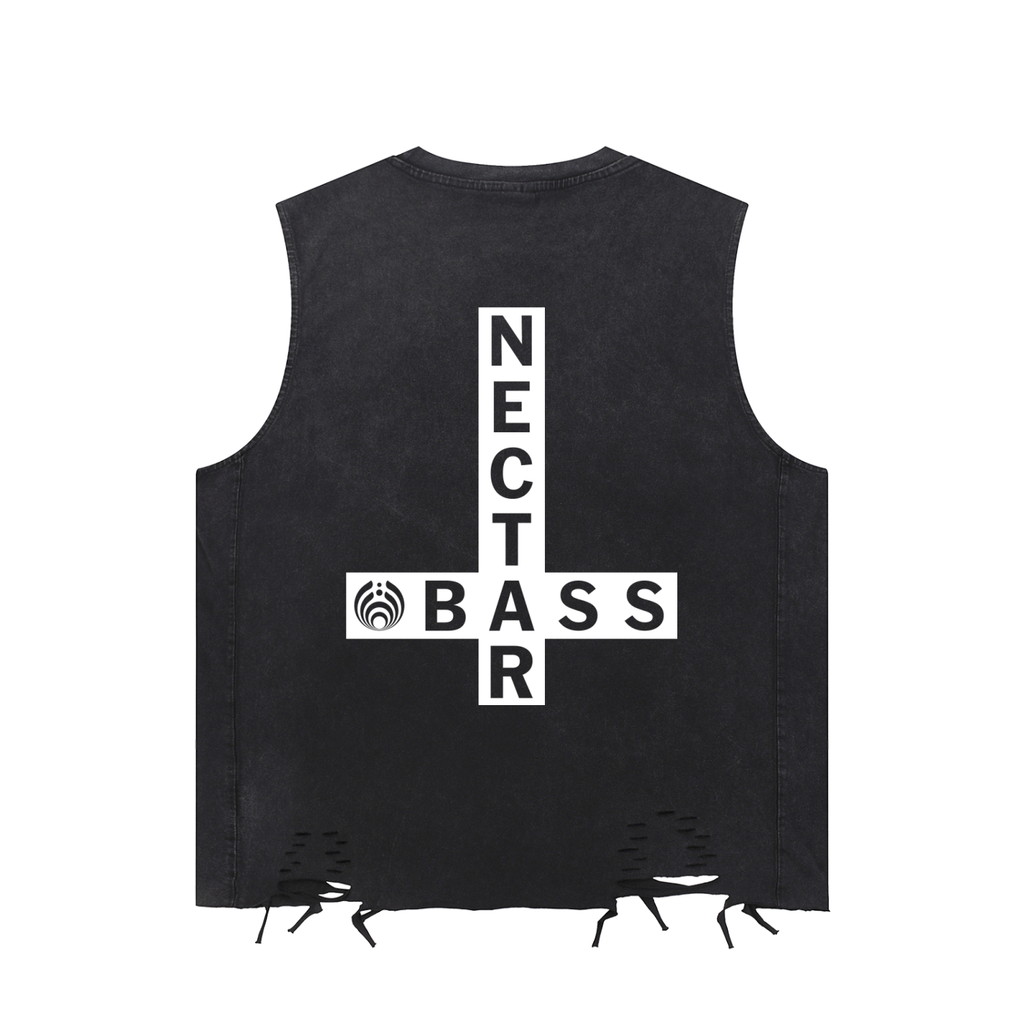 Bassnectar PentaDrop Destroyed cut off tee