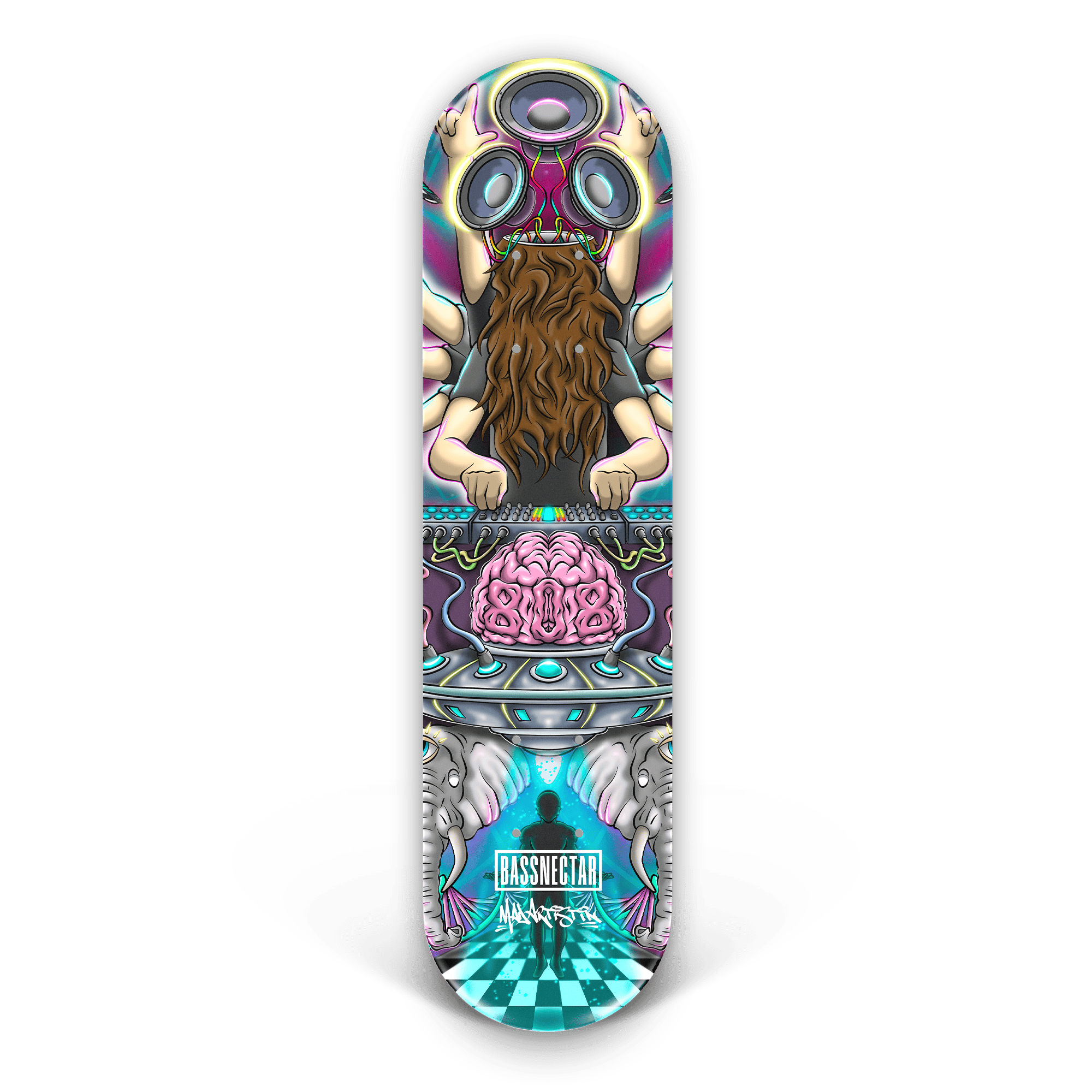Mad Artistik | Alien Brain | Skateboard