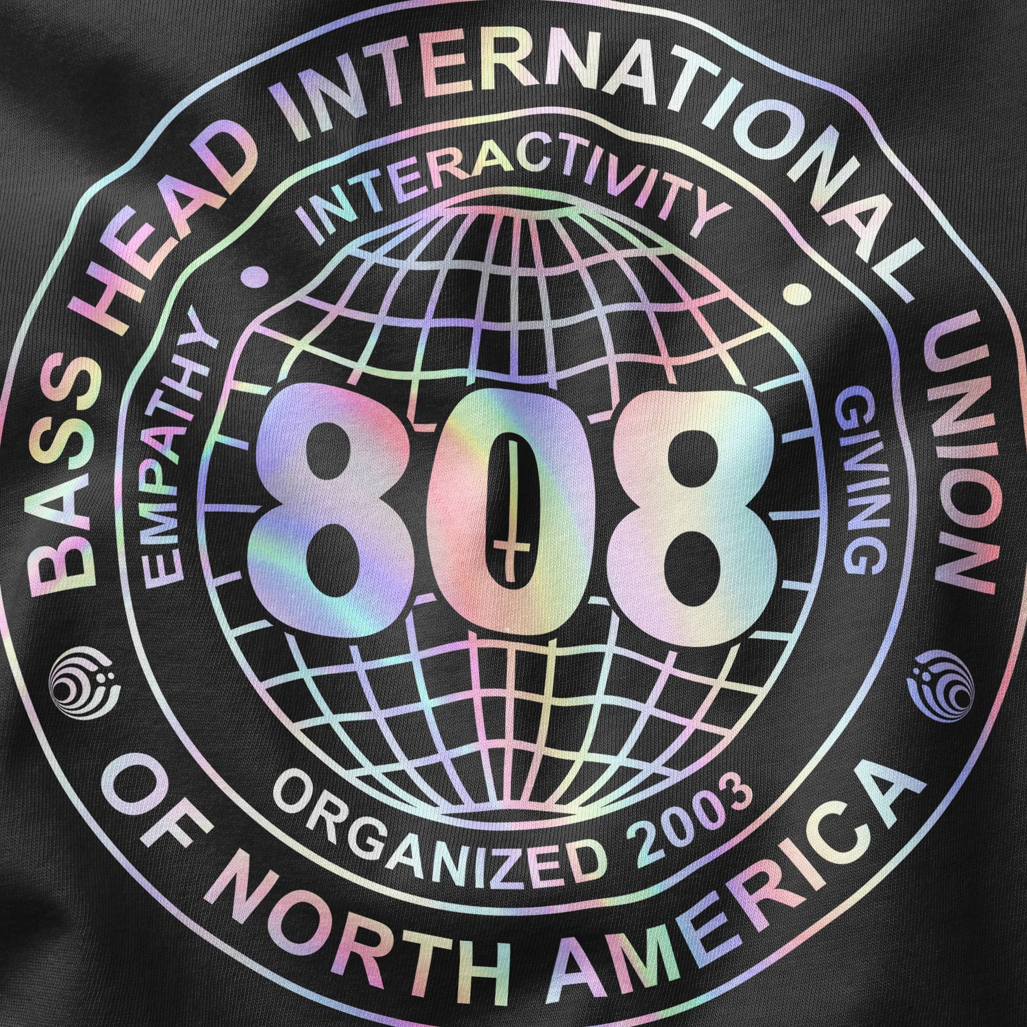 Local 808 | Heavyweight Hand-Frayed Vintage Washed Hoodie | Black