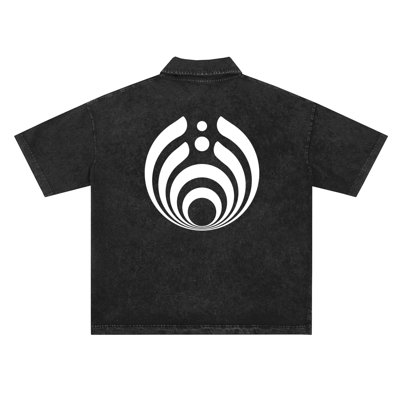Bassdrop Heavyweight Washed Polo T-Shirt