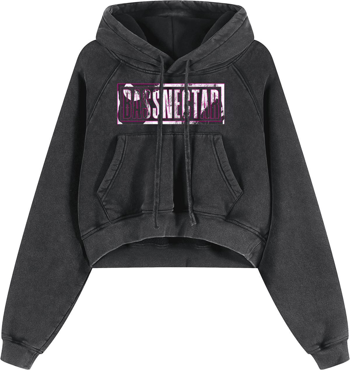 Double Vision Cropped Hoodie