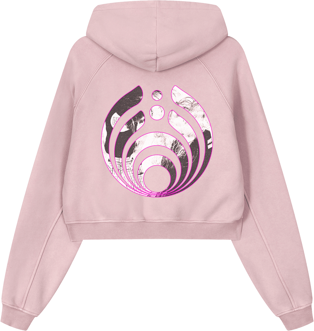 Double Vision Cropped Hoodie