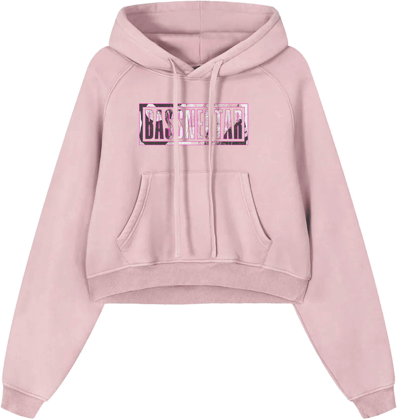 Double Vision Cropped Hoodie