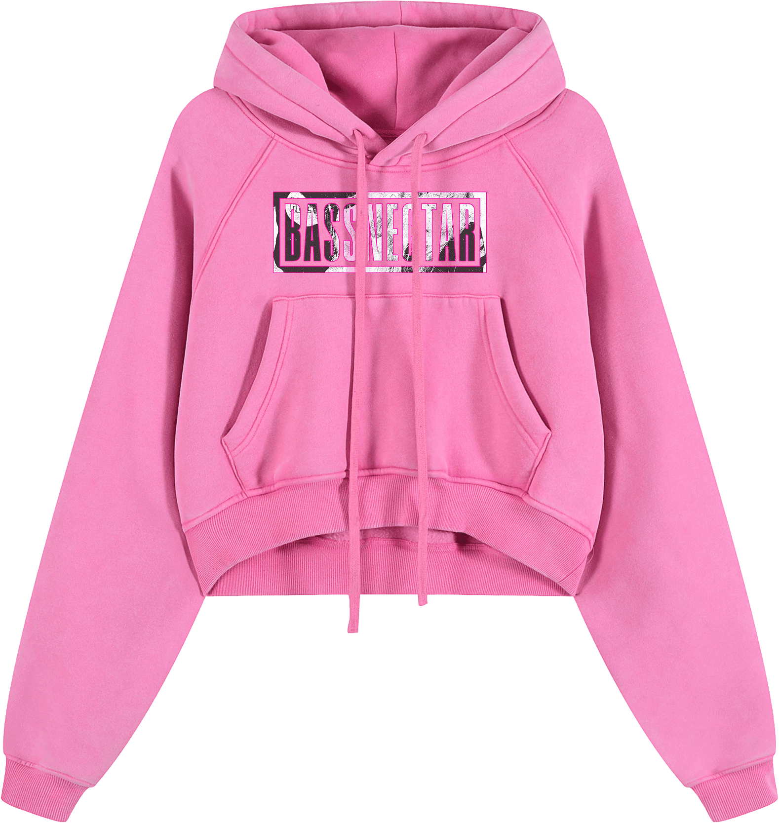 Double Vision Cropped Hoodie