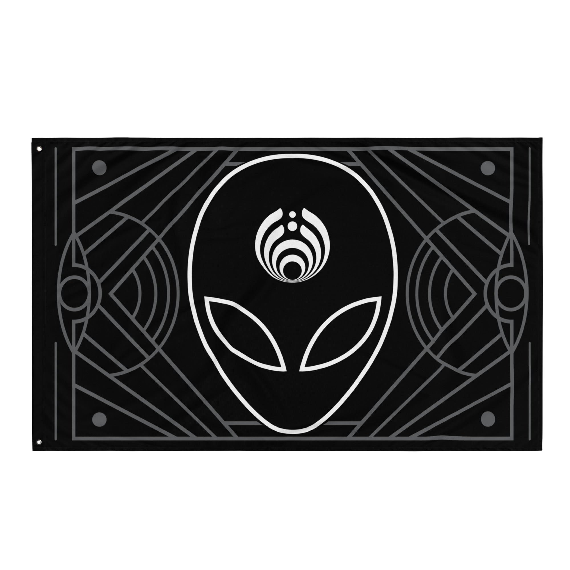Bass Center X Alien Flag