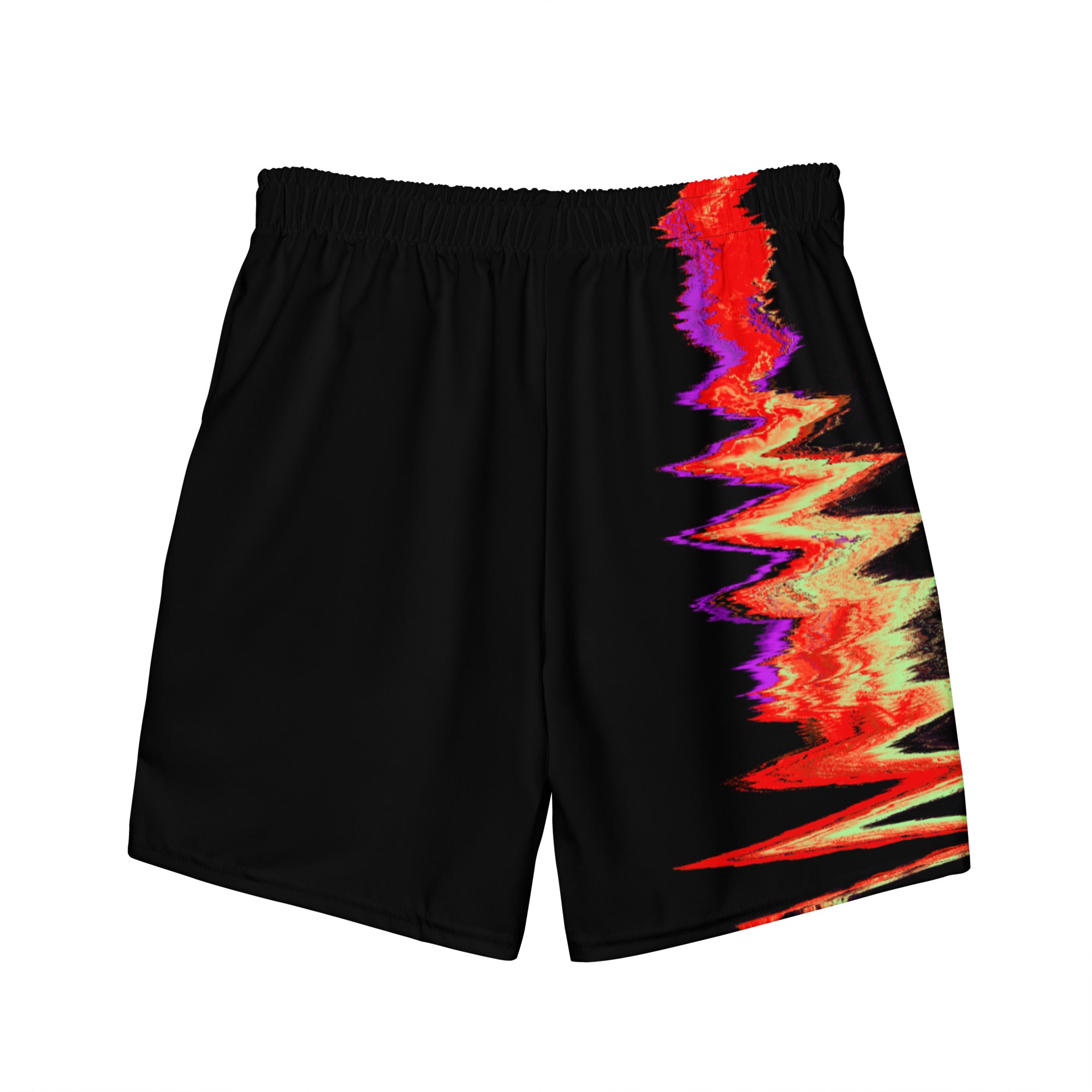 Bassnectar glitch wave men's swim trunks