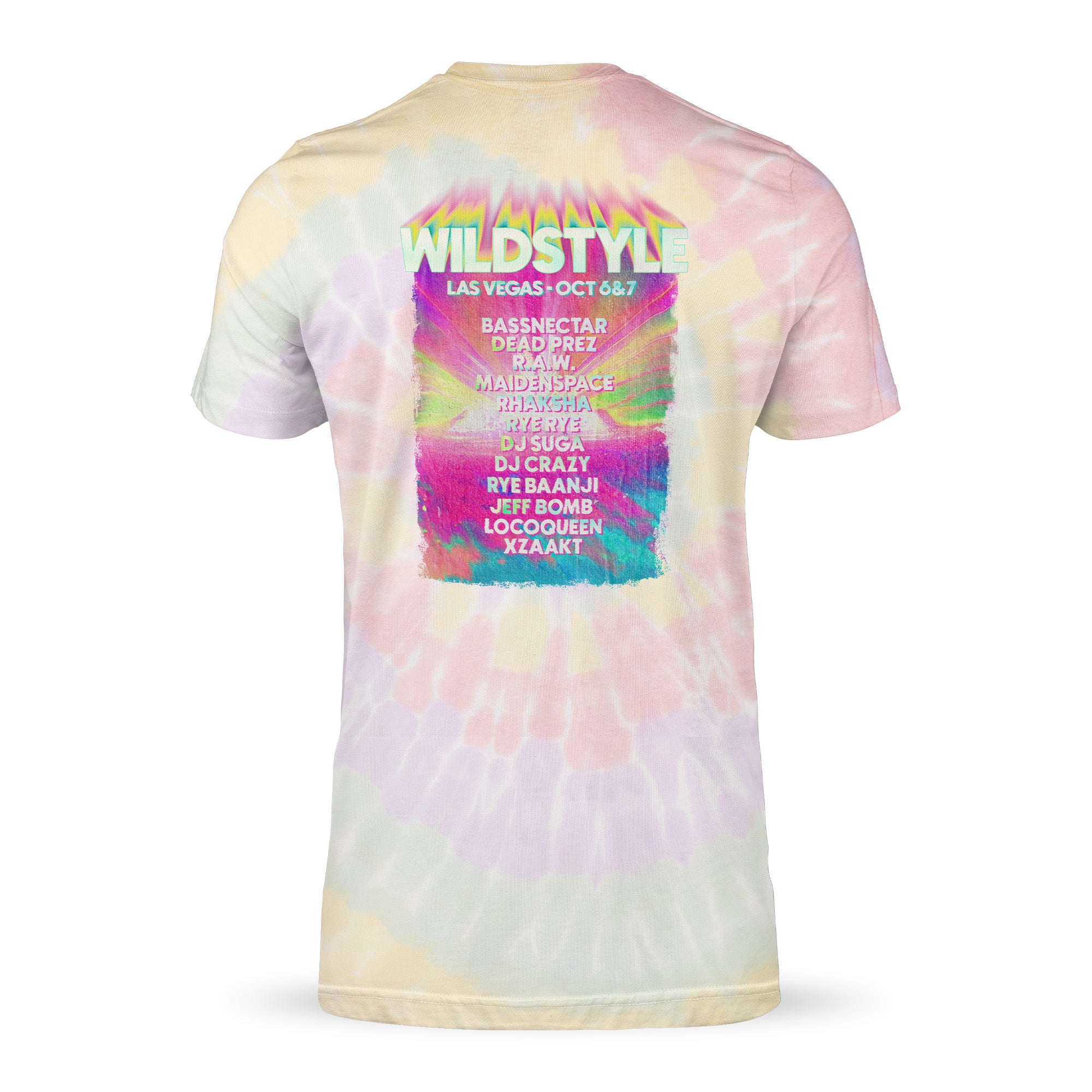 Wildstyle Weekend Event Tee - Hazy Rainbow