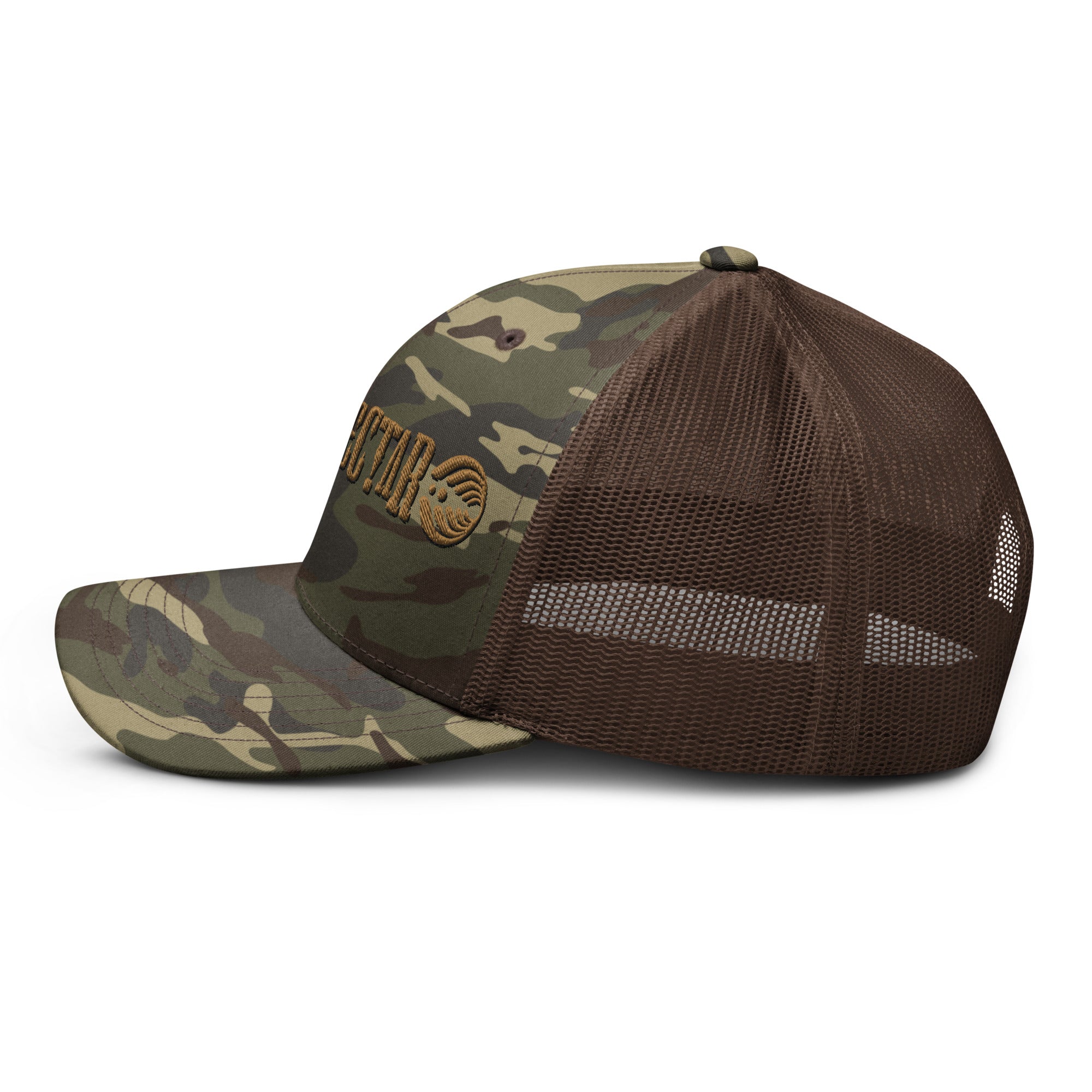 Bassnectar Throwback Logo Camo Trucker Hat
