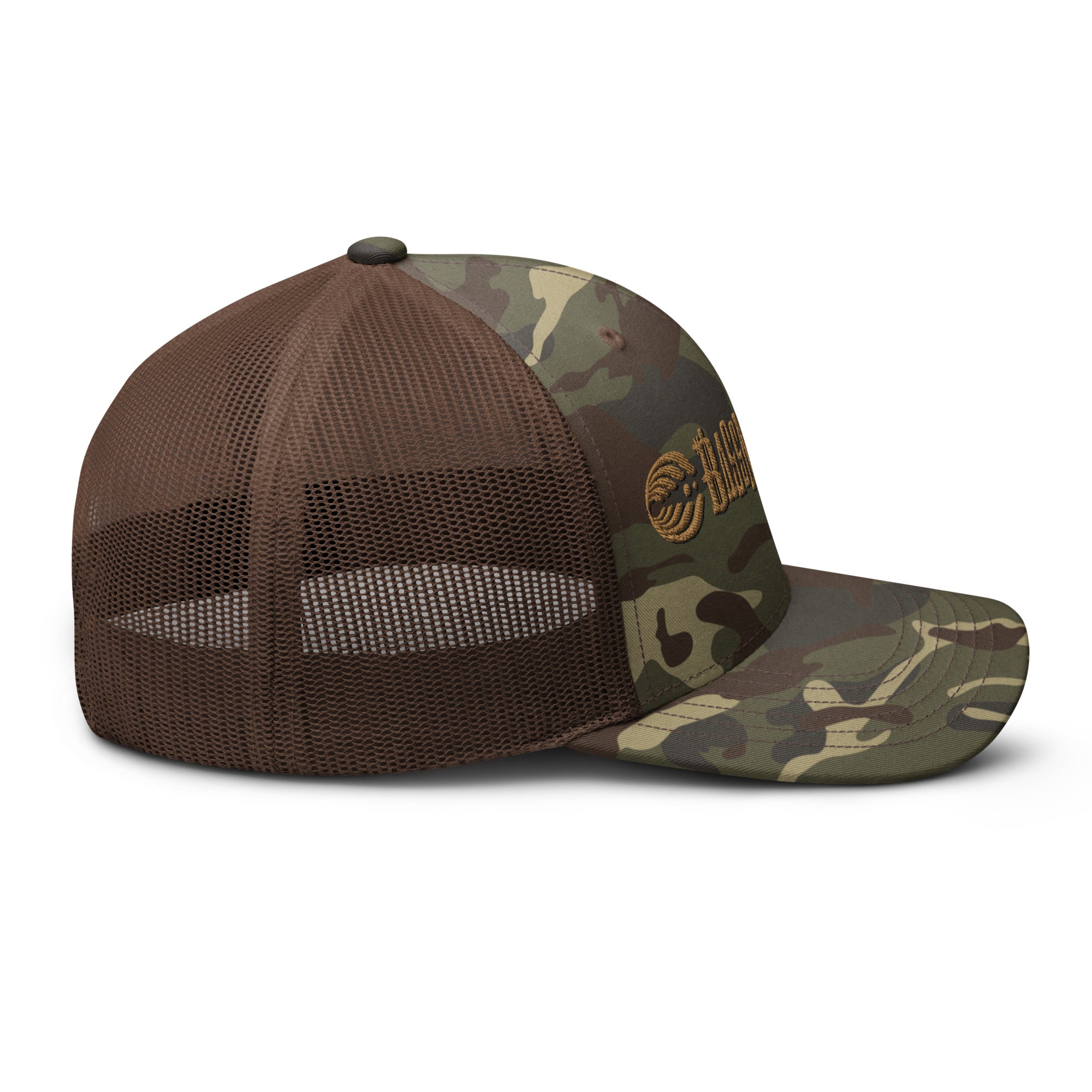 Bassnectar Throwback Logo Camo Trucker Hat