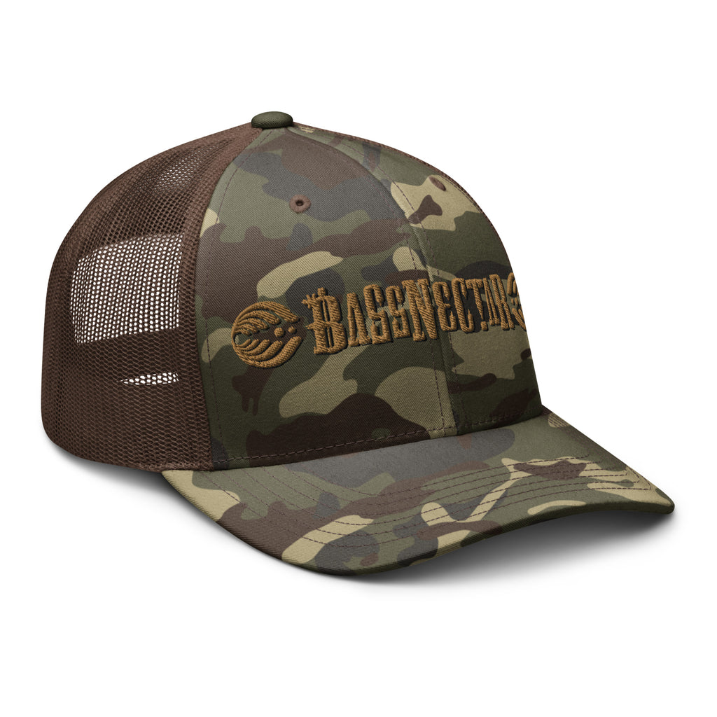 Bassnectar Throwback Logo Camo Trucker Hat