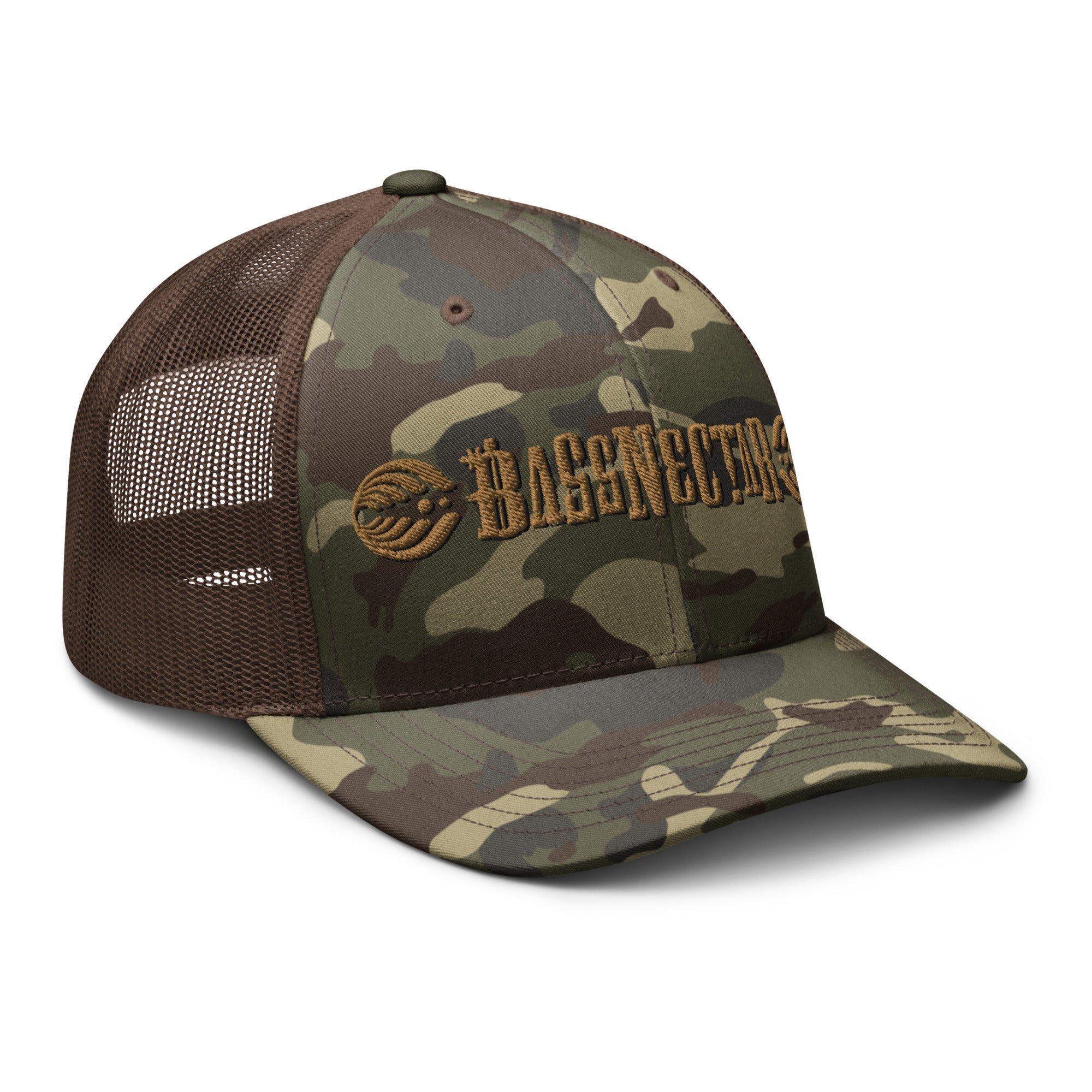 Bassnectar Throwback Logo Camo Trucker Hat