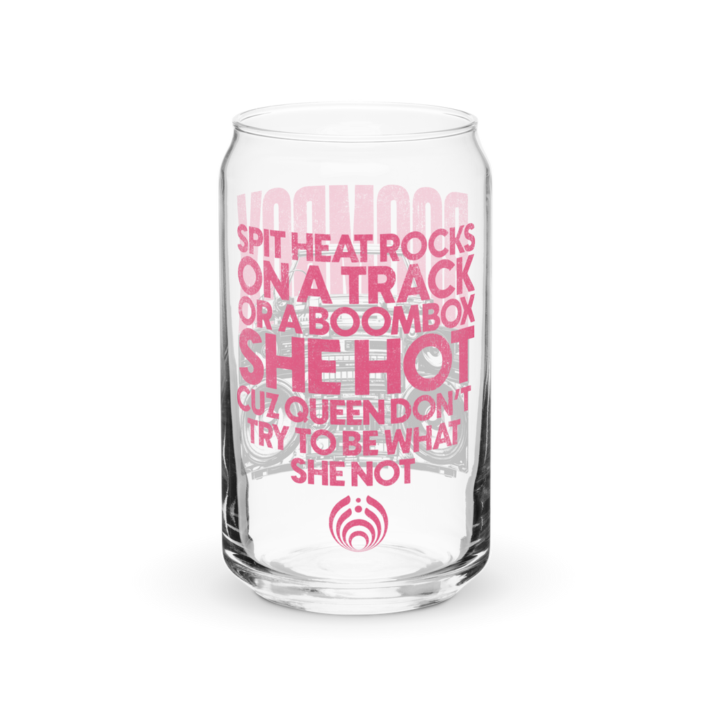 Boombox "She Hot" Can-shaped glass