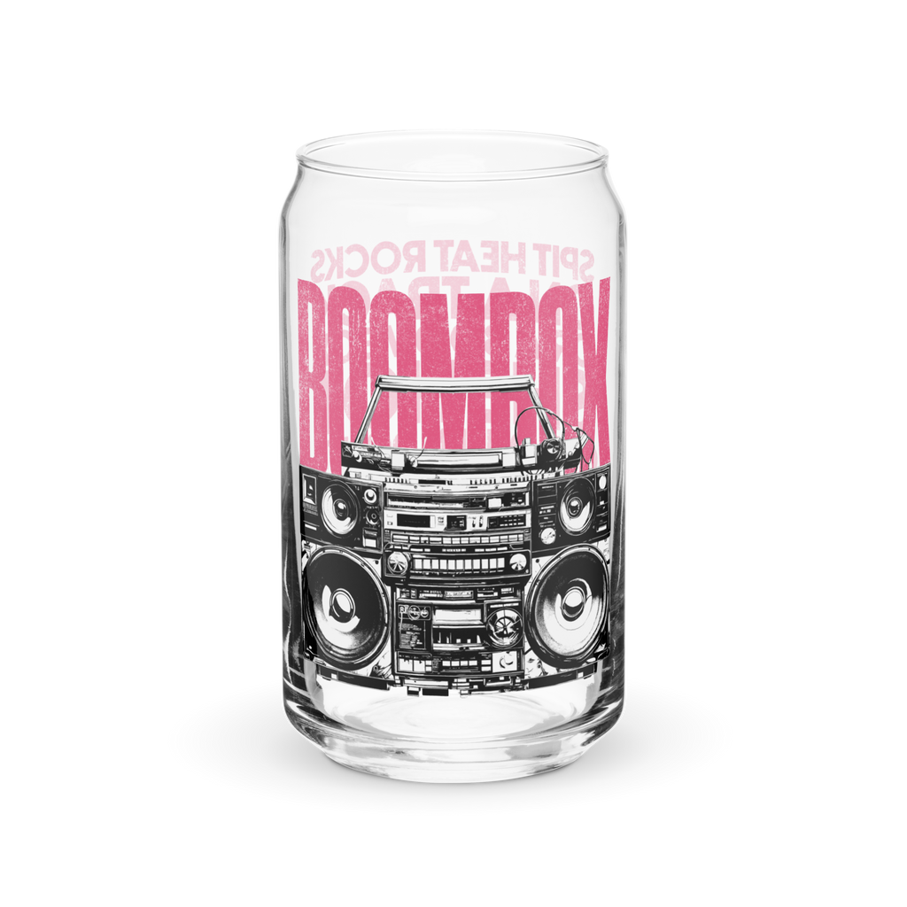 Boombox "She Hot" Can-shaped glass