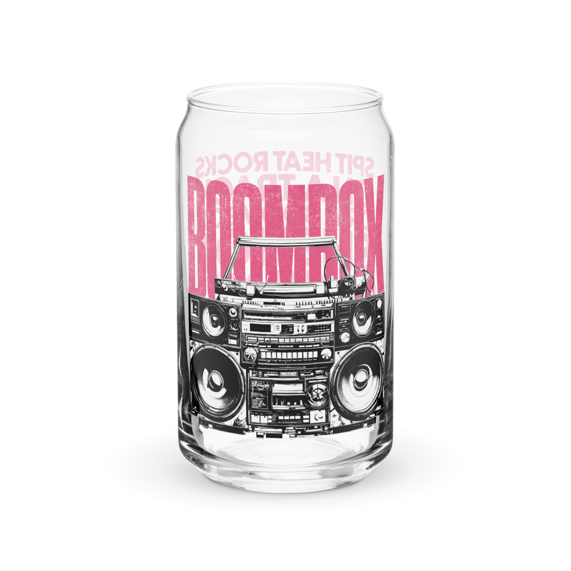 Boombox "She Hot" Can-shaped glass