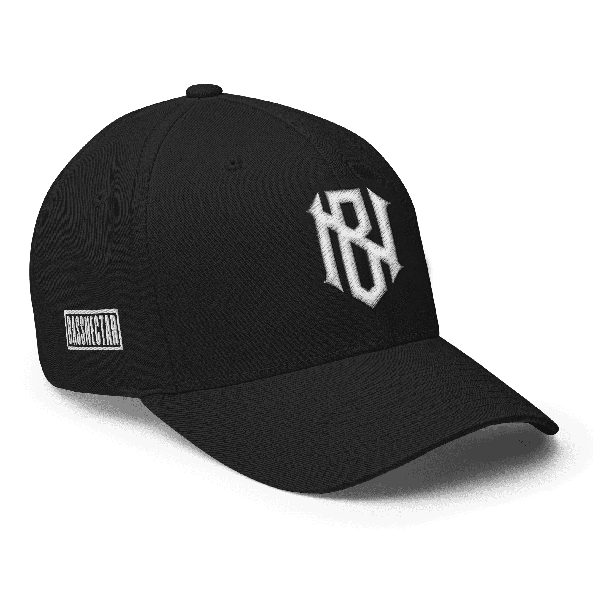 Bassnectar "BN" 3D puff embroidered fitted snapback