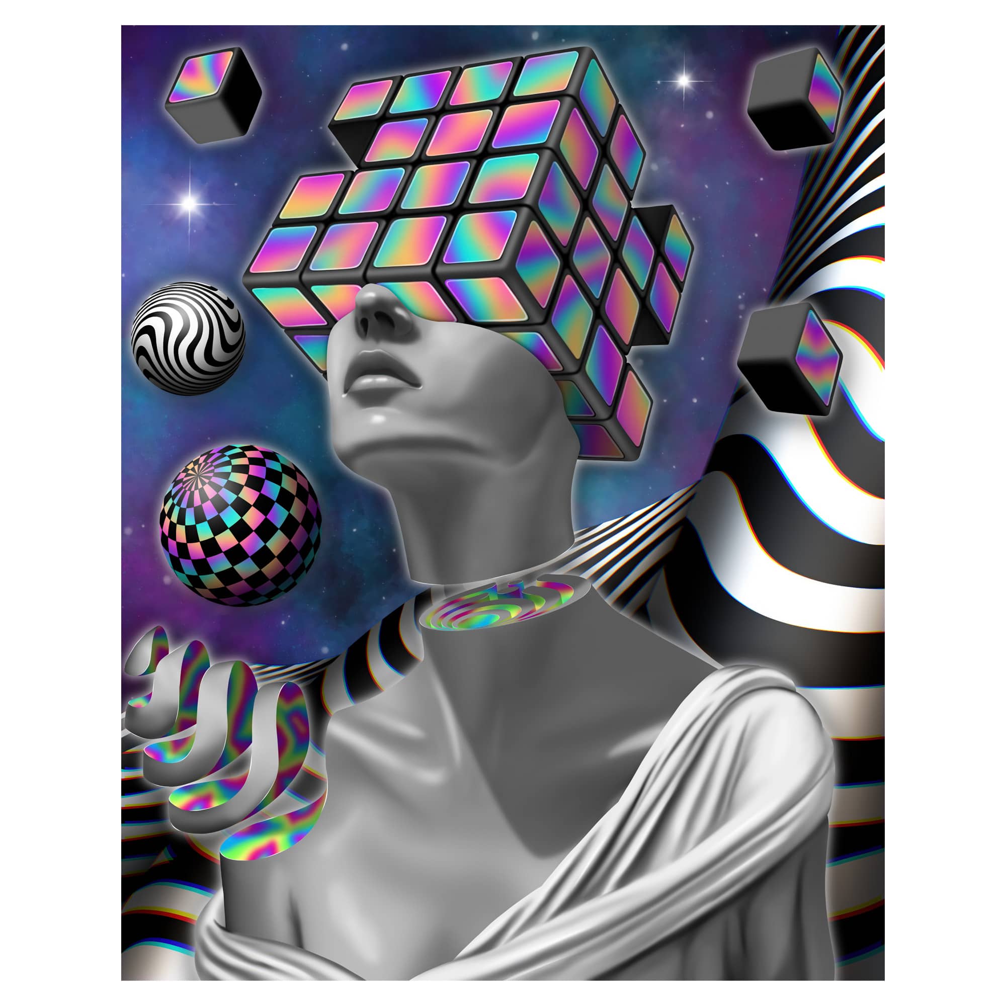 Mad Artistik | Cubes | Art Print