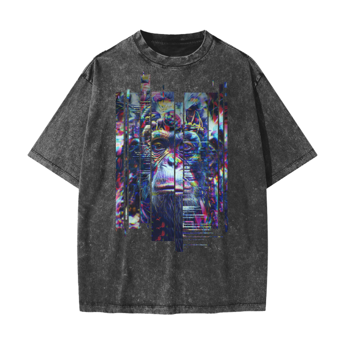 Kyrian Bee Bop - Vintage Waxed Dyed Washed  Heavyweight t-shirt
