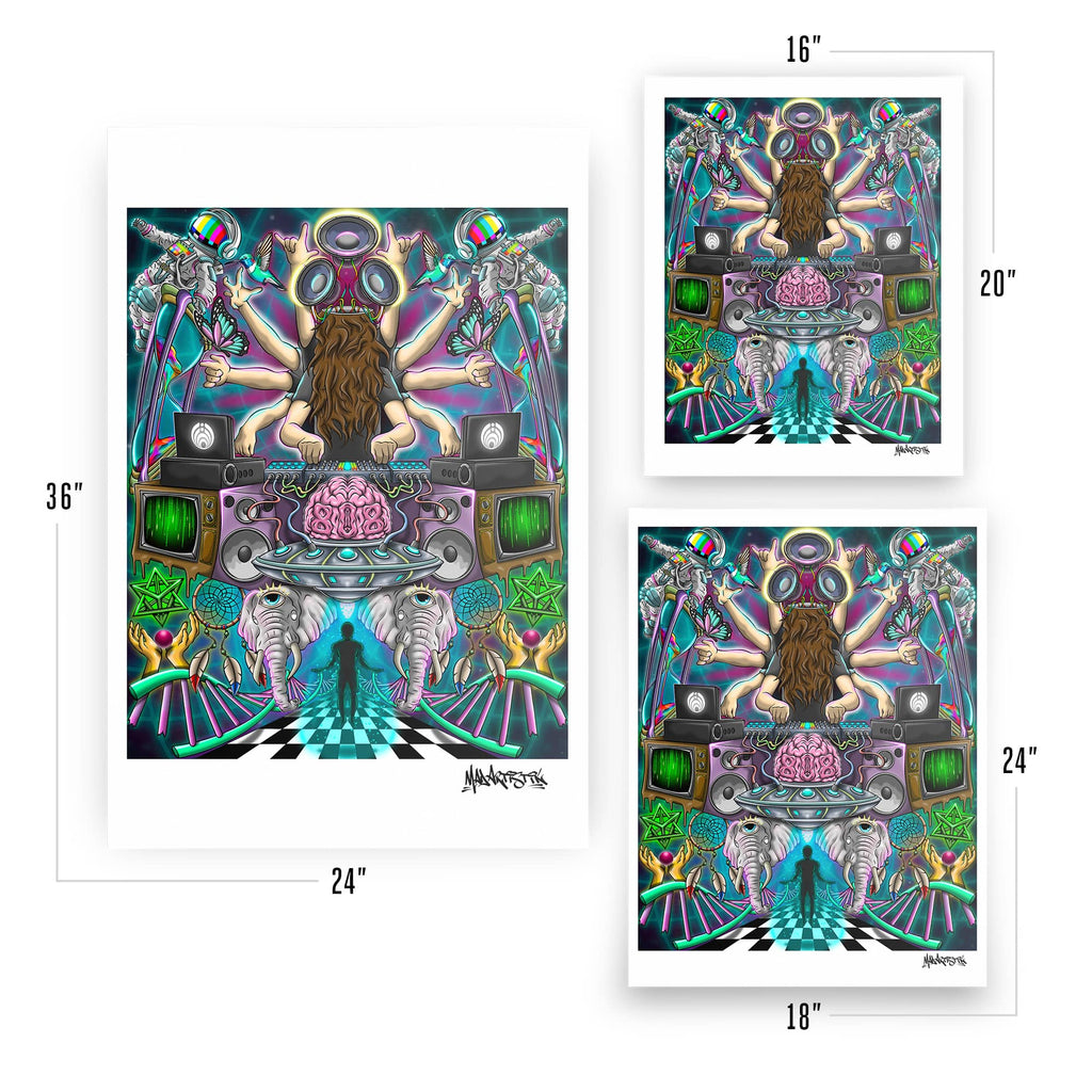 Mad Artistik | Lorin Brain | Art Print