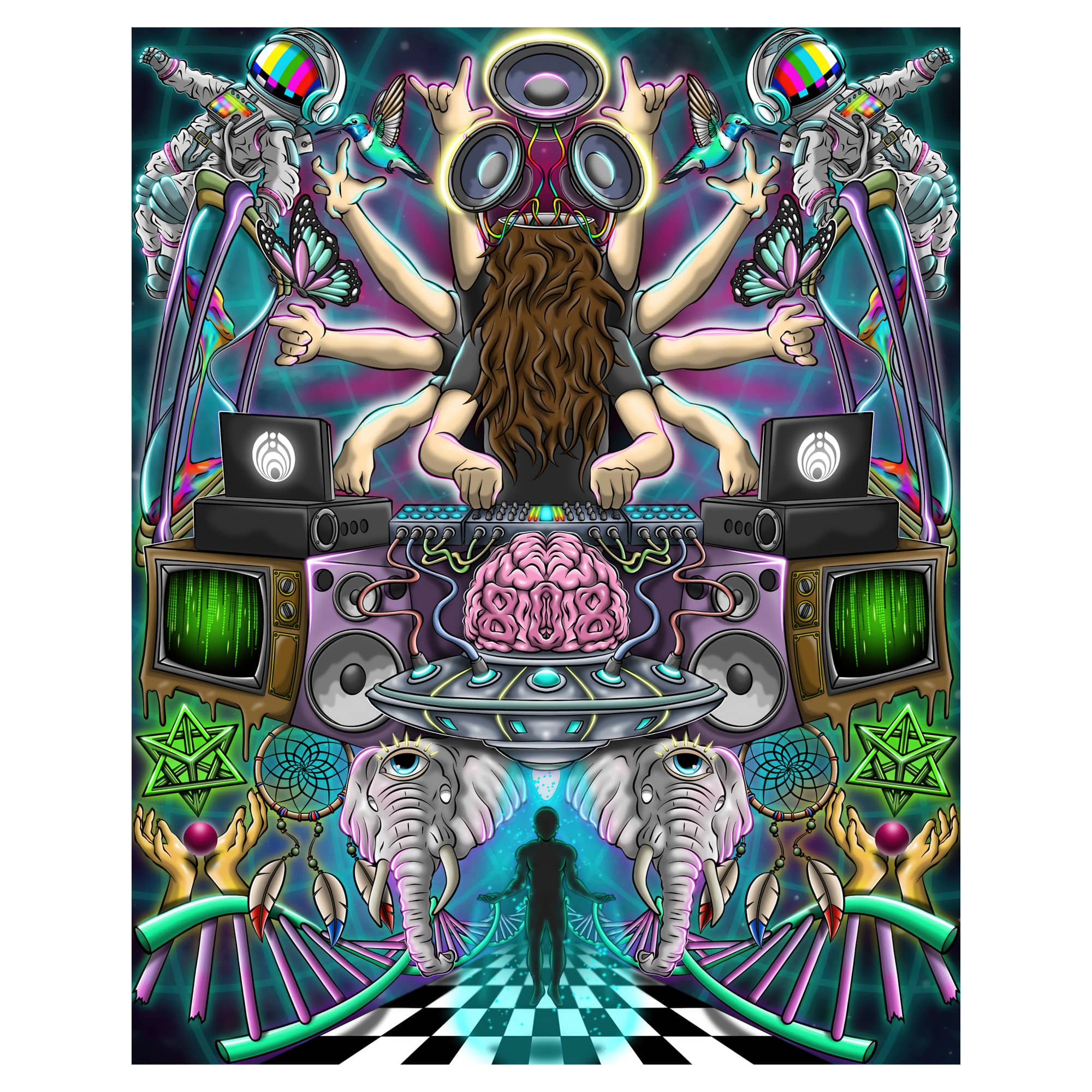 Mad Artistik | Lorin Brain | Art Print